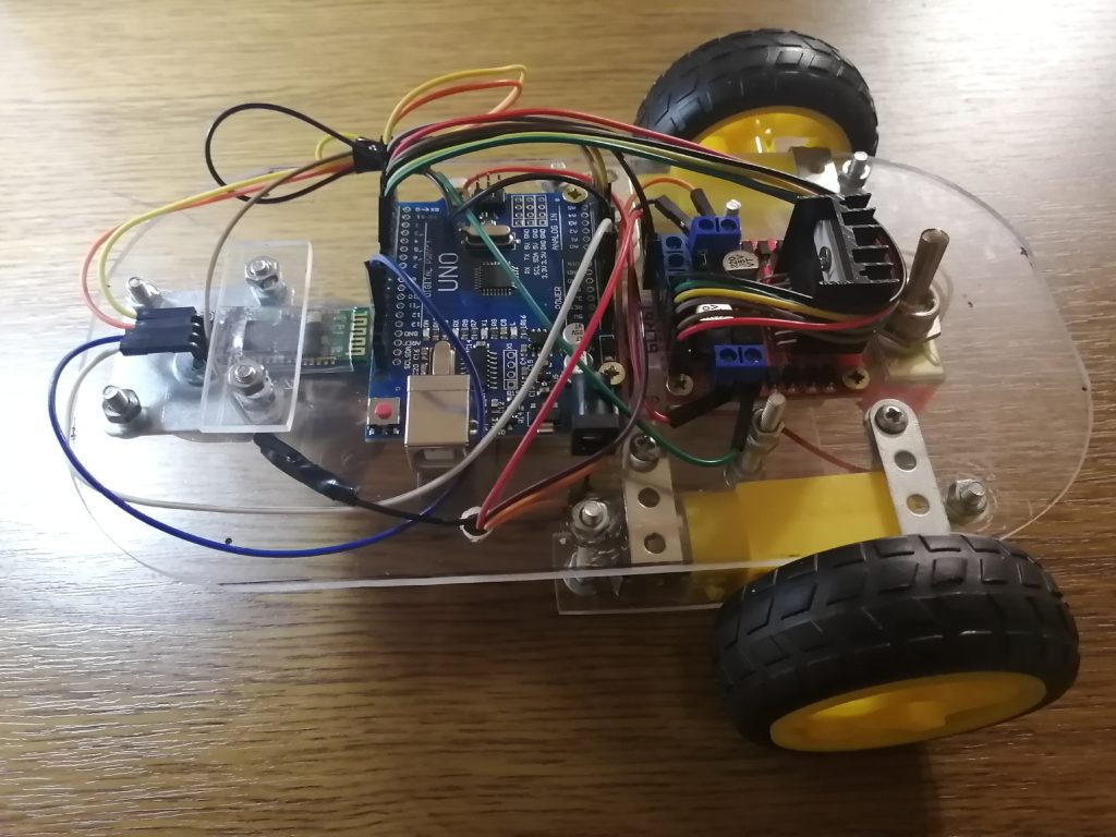 Самодельная Bluetooth машинка