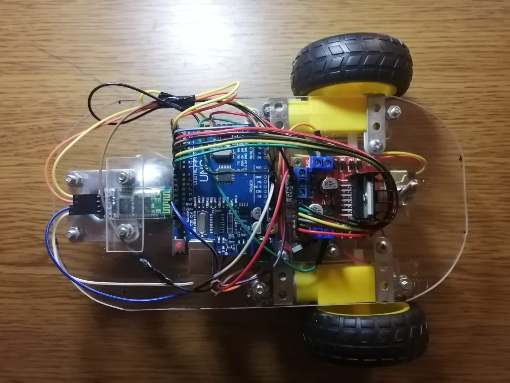 Самодельная Bluetooth машинка